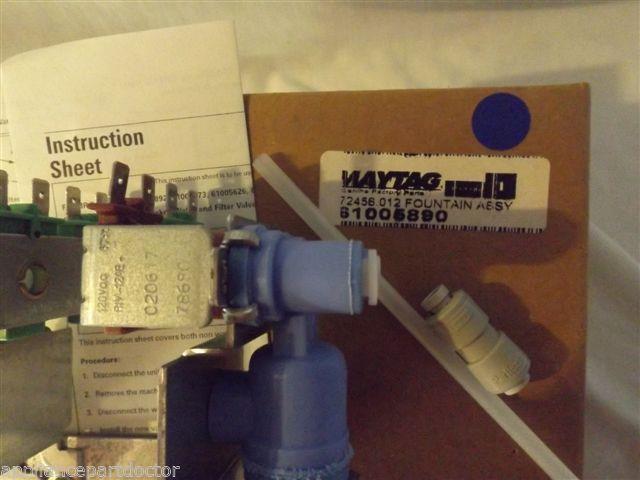 MAYTAG WHIRLPOOL REFRIGERATOR 61005890 FOUNTAIN NEW IN BOX MAYTAG WHIRLPOOL REFRIGERATOR 61005890 FOUNTAIN NEW IN BOX